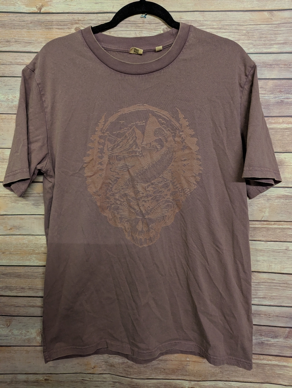 Creator 2.0 Vintage Graphic T Shirt Organic Cotton Fish Skull Nature #H23